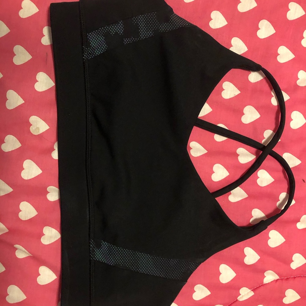 EUC Zyia Black Camo Reflective Brilliant Bra (L)